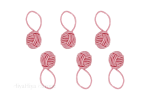 HiyaHiya - Pink Yarn Ball Stitch Markers Bundle
