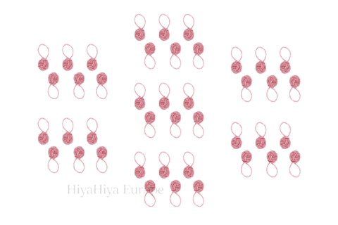 HiyaHiya - Pink Yarn Ball Stitch Markers Bundle